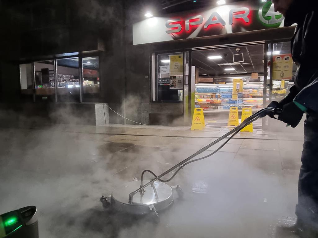 Commercial Power Wash with  Hot Steam